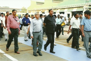 Inspecting ICF Perambur