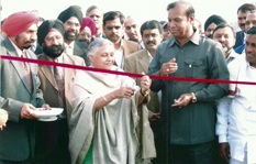 With CM Delhi at Inauguration of Gurgaon Express Way